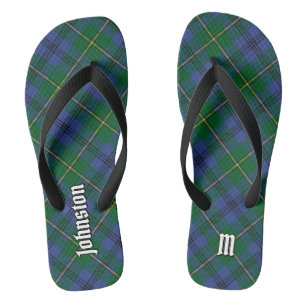 Tongs Clan Johnston Tartan Flip Flops