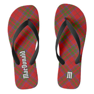 Tongs Clan MacDonald de Keppoch Tartan Flip Flops