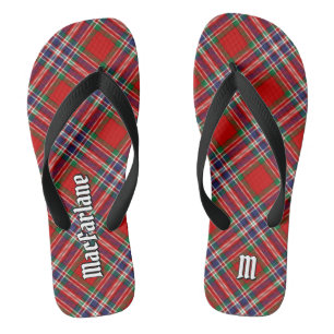 Tongs Clan MacFarlane Red Tartan
