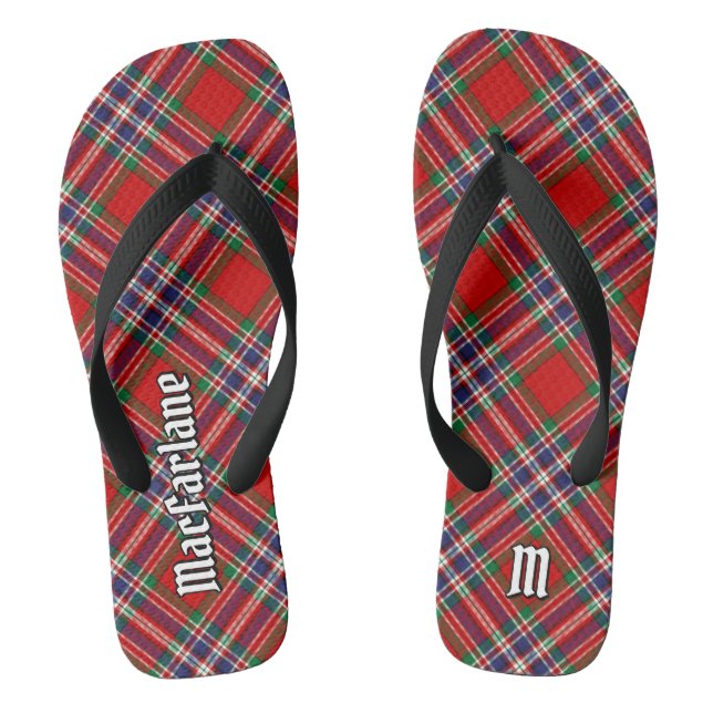 Tongs Clan MacFarlane Red Tartan (Semelle)
