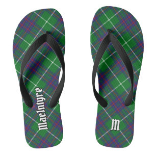 Tongs Clan MacIntyre Chasse Tartan Flip Flops