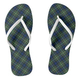 Tongs Clan MacLaren Tartan Plaid écossais bleu et vert
