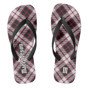 Tongs Clan MacPherson Chasse Tartan Flip Flops