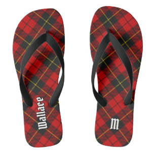 Tongs Clan Wallace Tartan Flip Flops