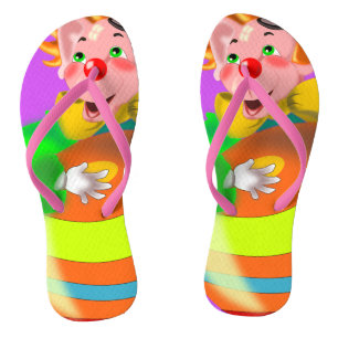 Tongs Clown fou heureux