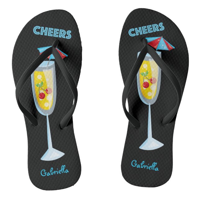 Tongs Cocktail d'acclamations dans les bascules (Semelle)