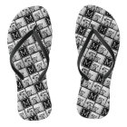 Collage photo tendance noir et blanc avec Monogram