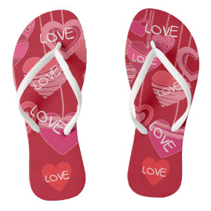 Tongs Collection de cadeaux Loving You pour dames