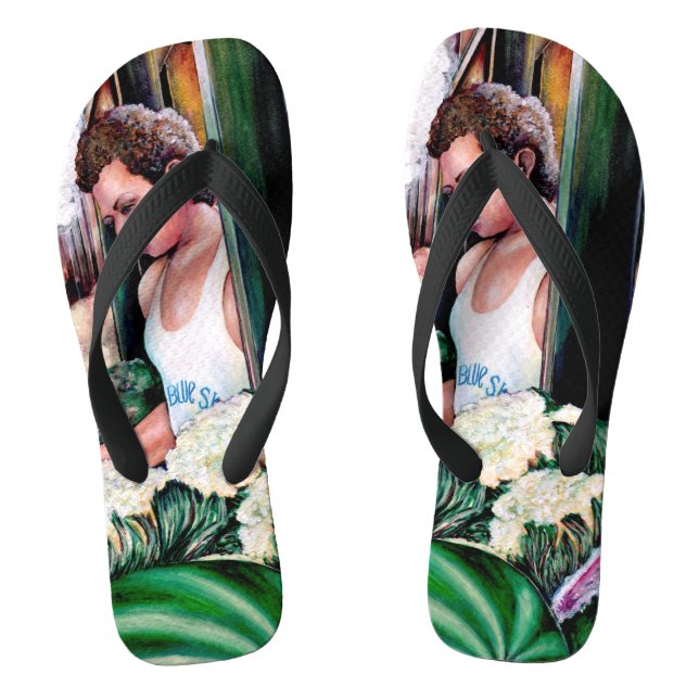 Tongs Comment Aiment-ils ces melons? (Semelle)