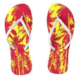 Tongs Conception de palmiers tropicaux