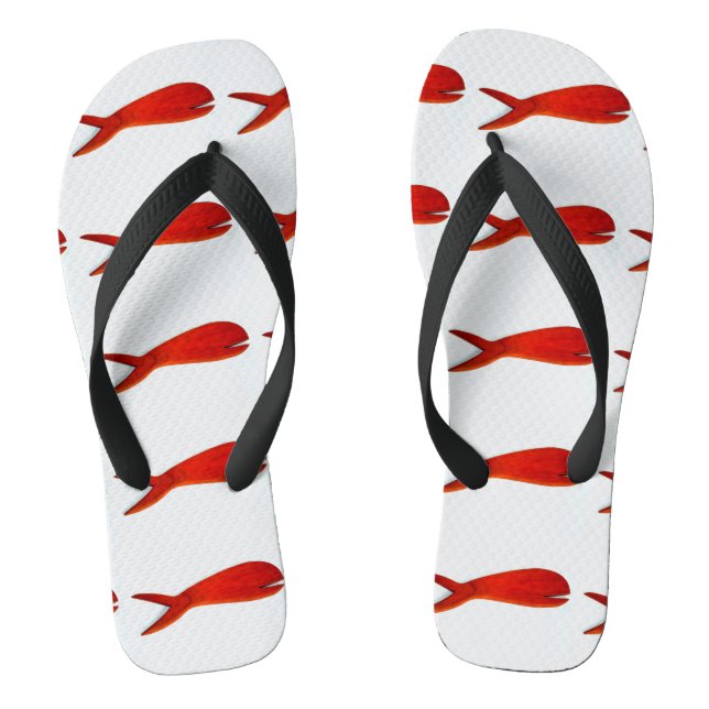 Tongs conception du poisson rouge (Semelle)
