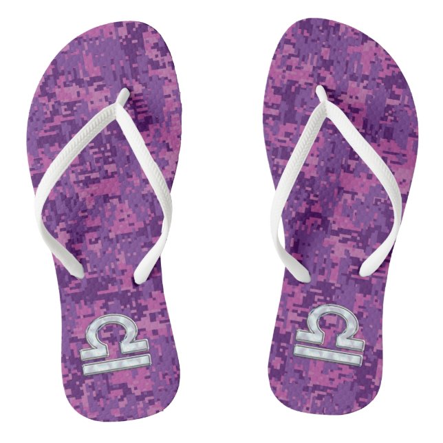 Tongs Connexion Libra sur Camo numérique Fuchsia (Semelle)