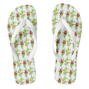 Tongs Cool mignon couleur Motif russe blanc Khokhloma