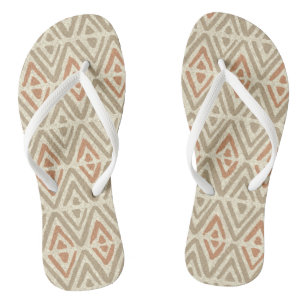 Tongs Coordonnées des Spas tropicaux - Tribal Zig Zag