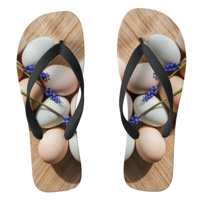 Tongs Coques d'oeufs frais de ferme sur mesure (Semelle)
