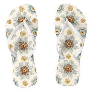 Tongs Coral Mandala Motif