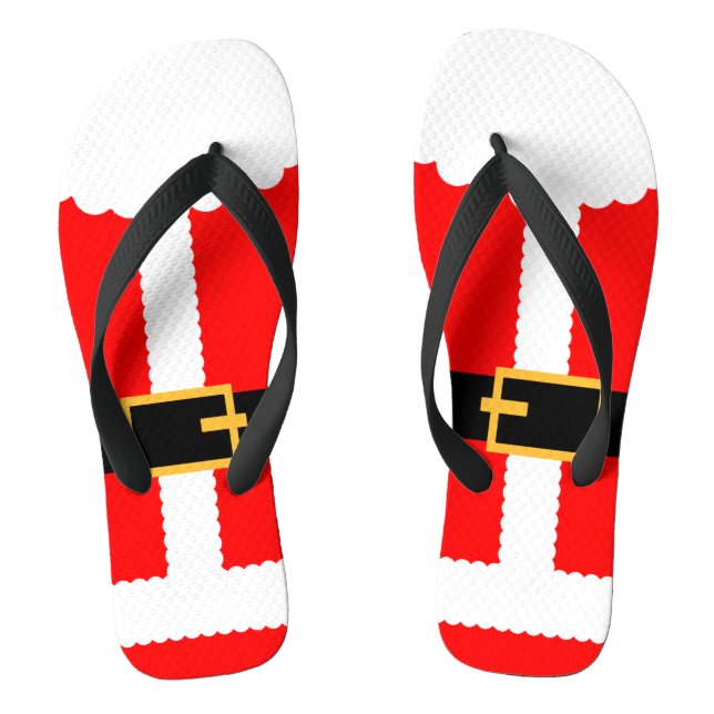 Tongs Costume du Père Noël (Semelle)