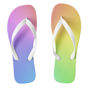 Tongs Couleurs arc-en-ciel tropicales