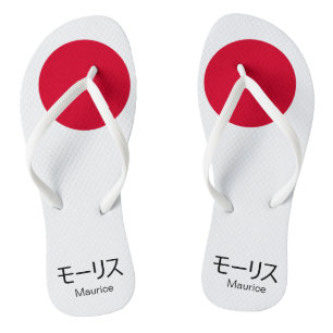 Tongs COULEURS DU JAPON : Drapeau japonais