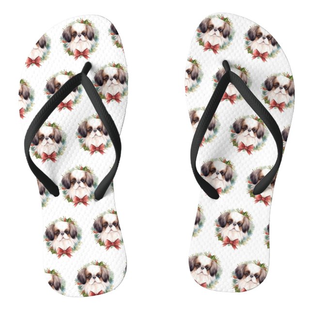 Tongs Coupe festive japonaise de germe de Noël (Semelle)