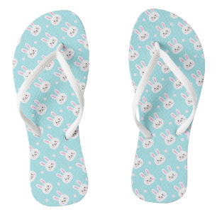 Tongs Cuisine blanche Bunnies Motif Pâques Retourner l