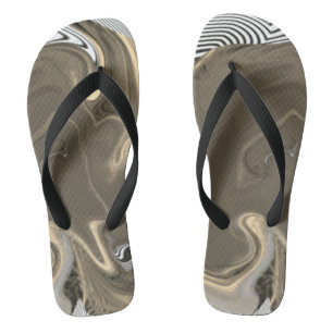 Tongs Cuisine Noire BROWN Femme Flip Flops