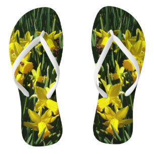 Tongs Daffodiles Jaunes I Fleurs De Printemps Cheveux