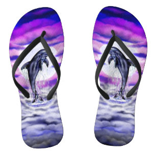 Tongs Dauphin clair de lune