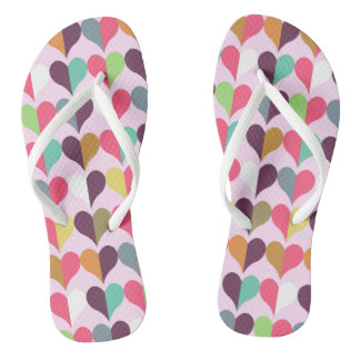 Tongs De Nombreux Coeurs Design Flip Flops
