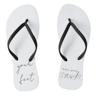 Tongs de pieds puants
