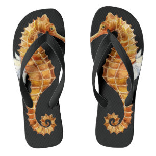 Tongs de poisson hippocampe
