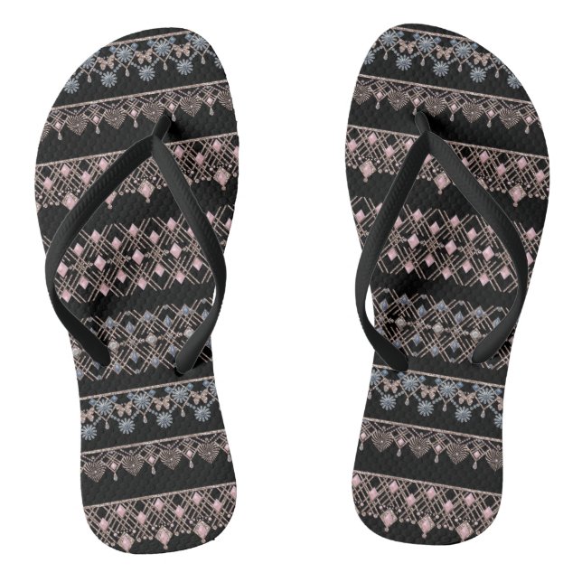 Tongs Dentelle d'or (Semelle)