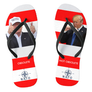 TONGS DONALD TRUMP :  L'OTAN EST OBSOLÈTE/NON OBSOLÈTE