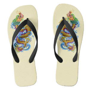 Tongs Dragon d'or