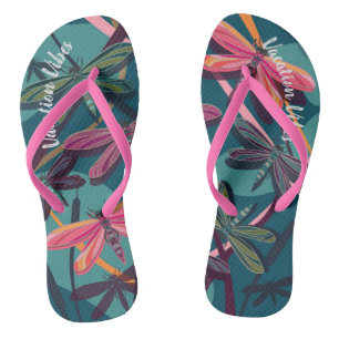 Tongs Dragonfly Dreams Flops personnalisés