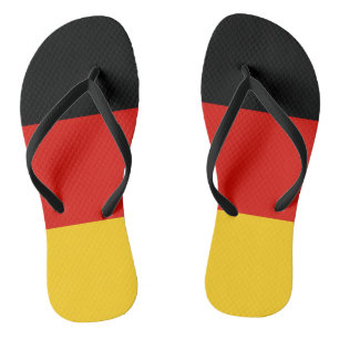 Tongs Drapeau Allemagne tricolore