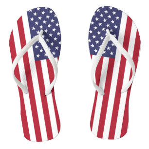 Tongs Drapeau américain Patriotique pour l'indépendanc