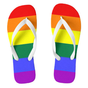 Tongs Drapeau arc-en-ciel LGBT gay pride