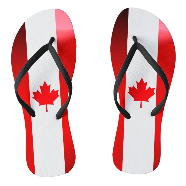 Tongs Drapeau canadien (Semelle)
