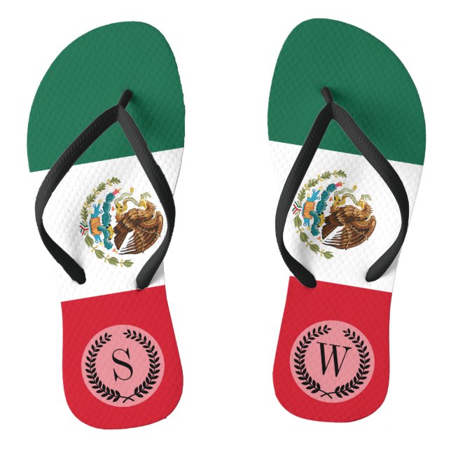 Tongs Drapeau classique mexicain (Semelle)
