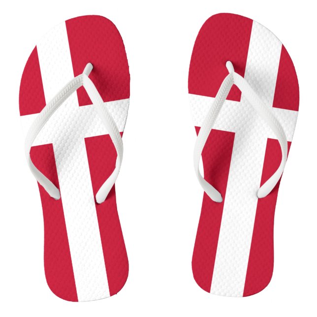 Tongs Drapeau Danemark  (Semelle)