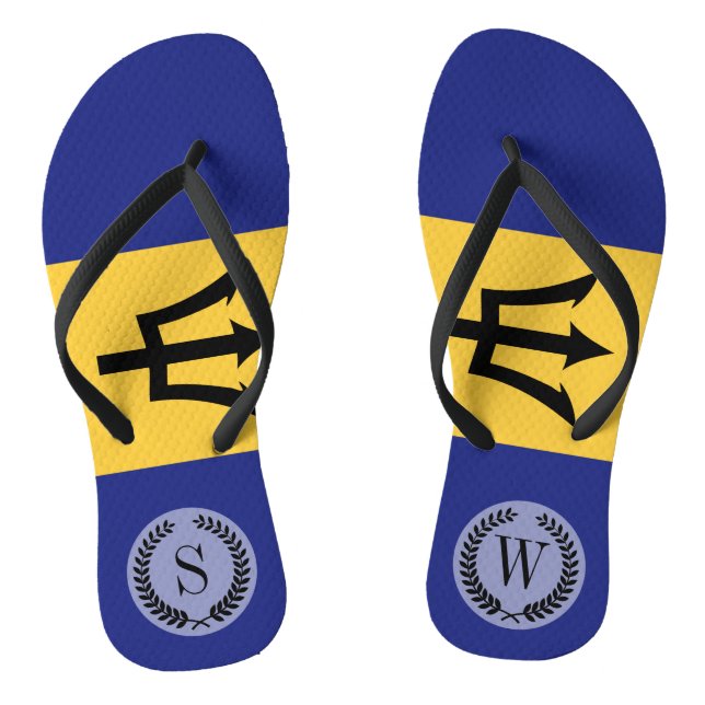 Tongs Drapeau de la Barbade (Semelle)