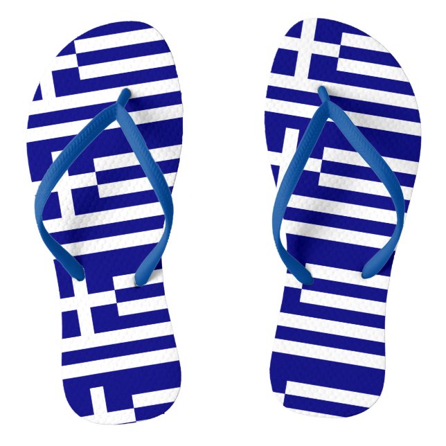 Tongs Drapeau de la Grèce (Semelle)