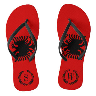 Tongs Drapeau de l'Albanie