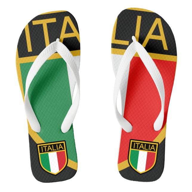 Tongs Drapeau de l'Italie (Semelle)