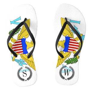 Tongs Drapeau des îles Vierges américaines