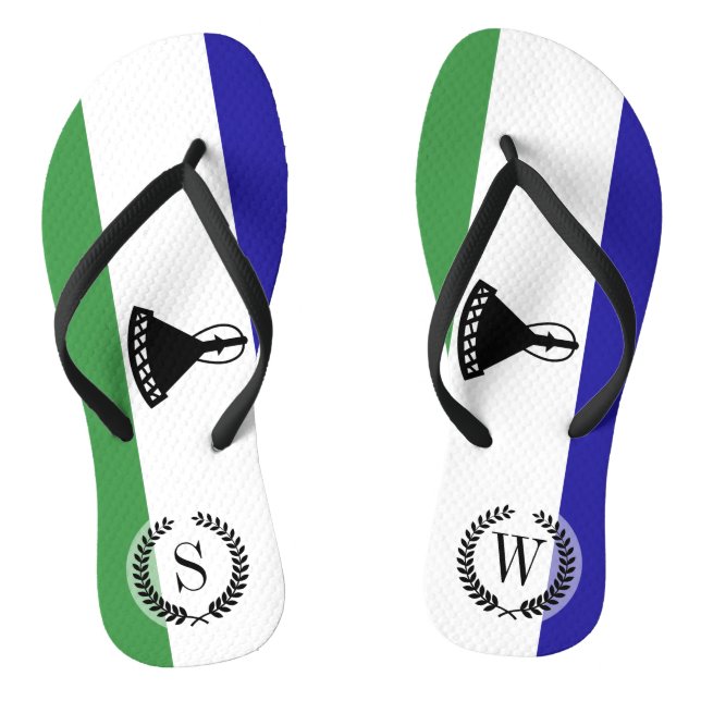 Tongs Drapeau du Lesotho (Semelle)