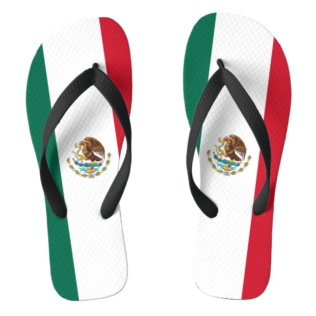 Tongs Drapeau du Mexique (Semelle)