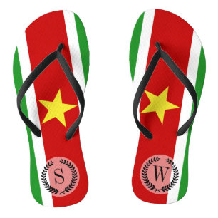 Tongs Drapeau du Suriname 