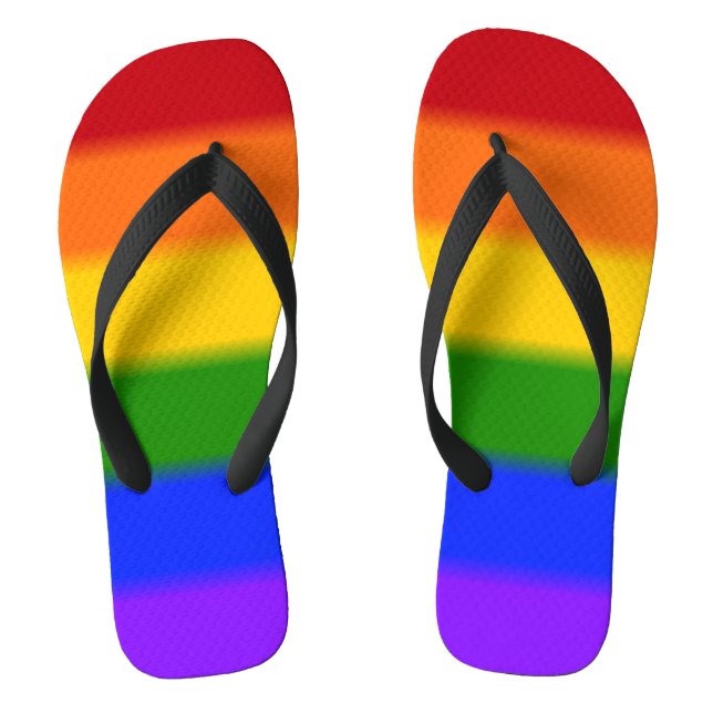 Tongs Drapeau Gay pride de congé (Semelle)